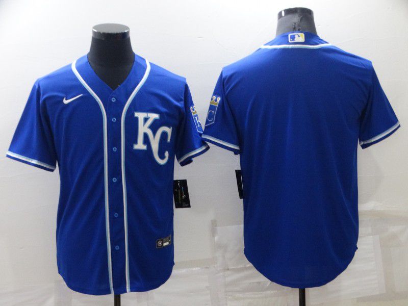 Men Kansas City Royals Blank Blue Game City Edition 2022 Nike MLB Jerseys->youth nba jersey->Youth Jersey